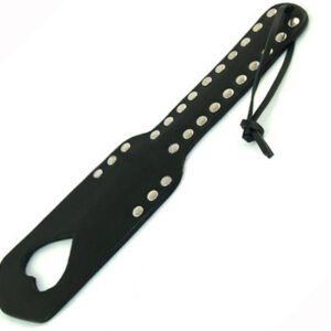 Leather Paddle Whip - Love Heart