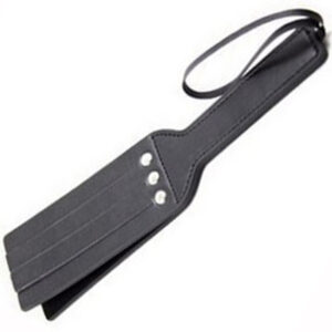 Black Double Slap Spanking Paddle