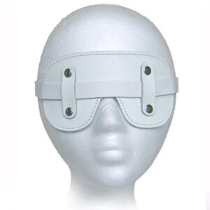 Buckle Strap White Blindfold