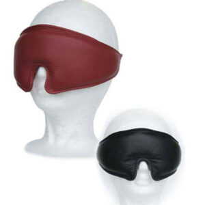Red or Black Padded Blindfold
