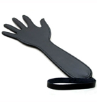 Black Leather Hand Paddle