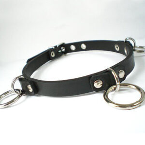 Leather Bondage Tripple D-O Ring