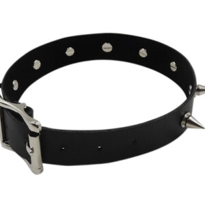 Spiked Leather Fetish Collar