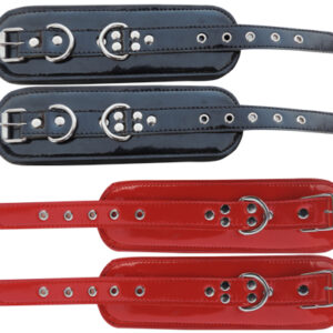 Shiny Leather Lined Restraints