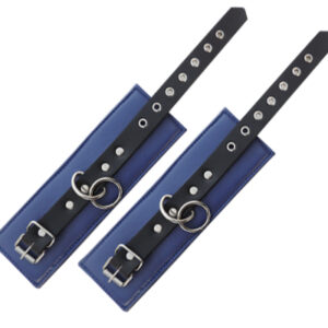 Leather Lined Purple Bondage Cuff