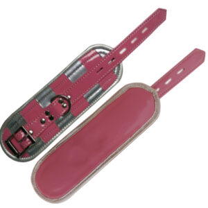 Pink & Silver Stripe Wrist/Ankle Cuffs