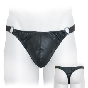 Leather Thong With An O Ring