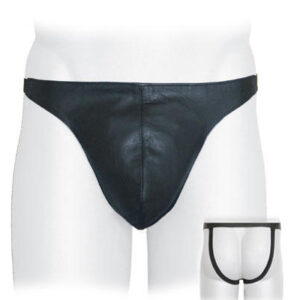 Plain Leather Jock - Elastic Strap