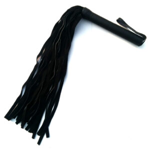 Black Suede Fantasy Flogger Whip