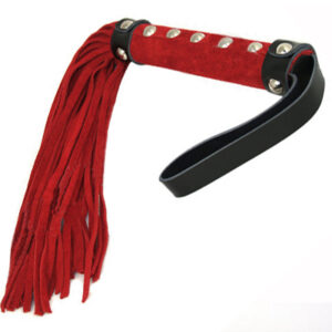 Luxury Suede Flogger Whip