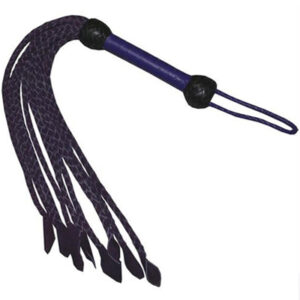 Purple Suede Leather Flogger