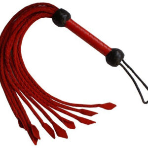 Red Leather Flogger
