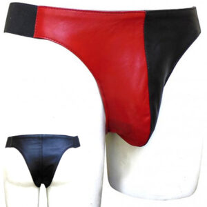 Perforated Leather Jock - Wide Strap