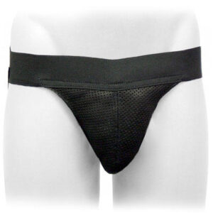 Perforated Leather Jock - Wide Strap